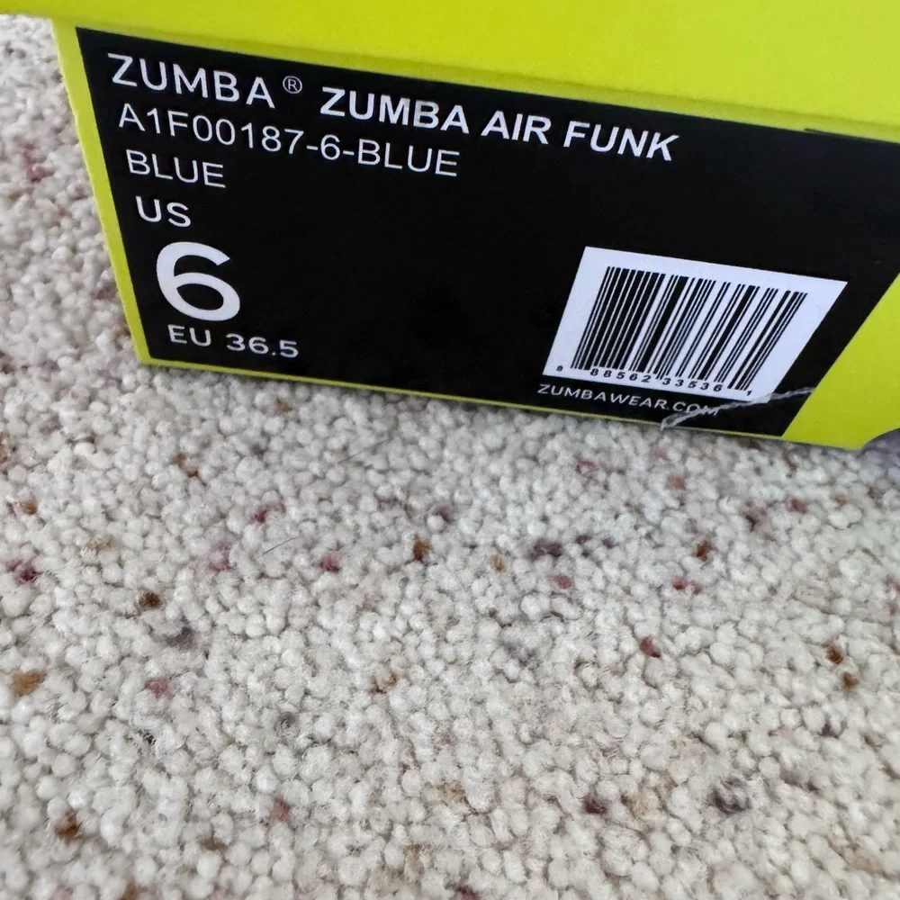 Zumba air funk blue shoes NIB - Picture 3 of 3